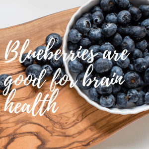 Blueberries are good for brain health