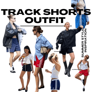 Adidas track shorts styling