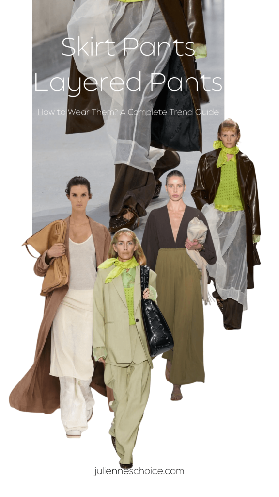 Skirt Pants & Layered