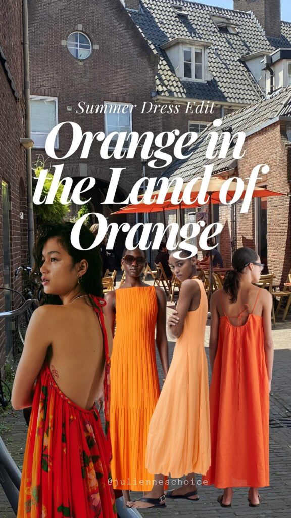 Orange Summer Dress