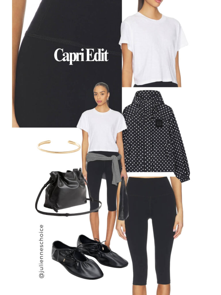 how to style capri pants