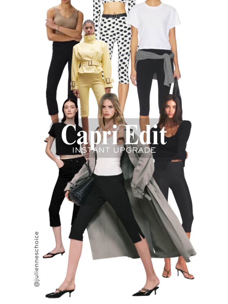 how to style capri pants