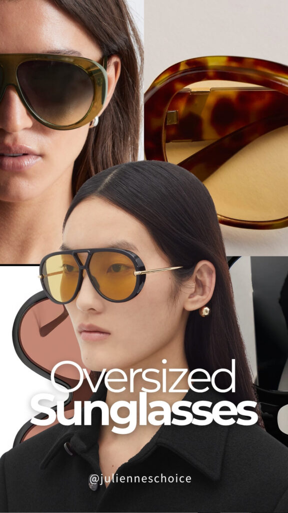Oversized sunglasses