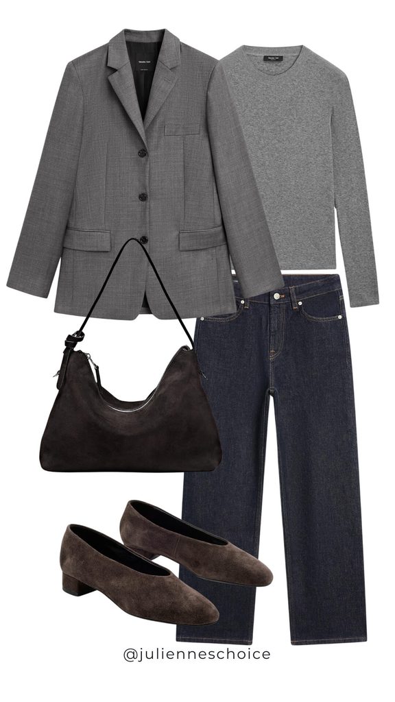 straight-leg jeans