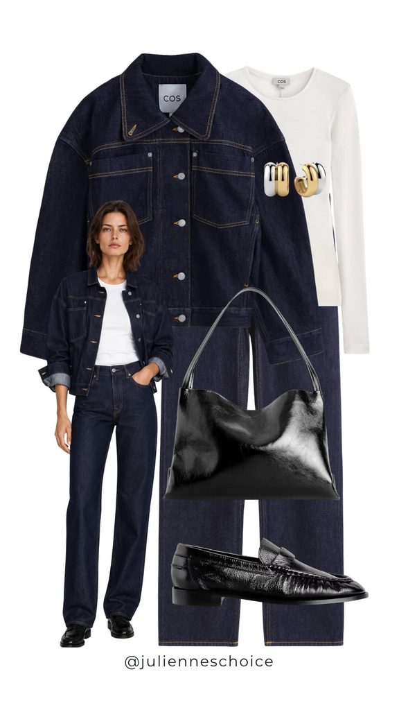 dark blue jeans