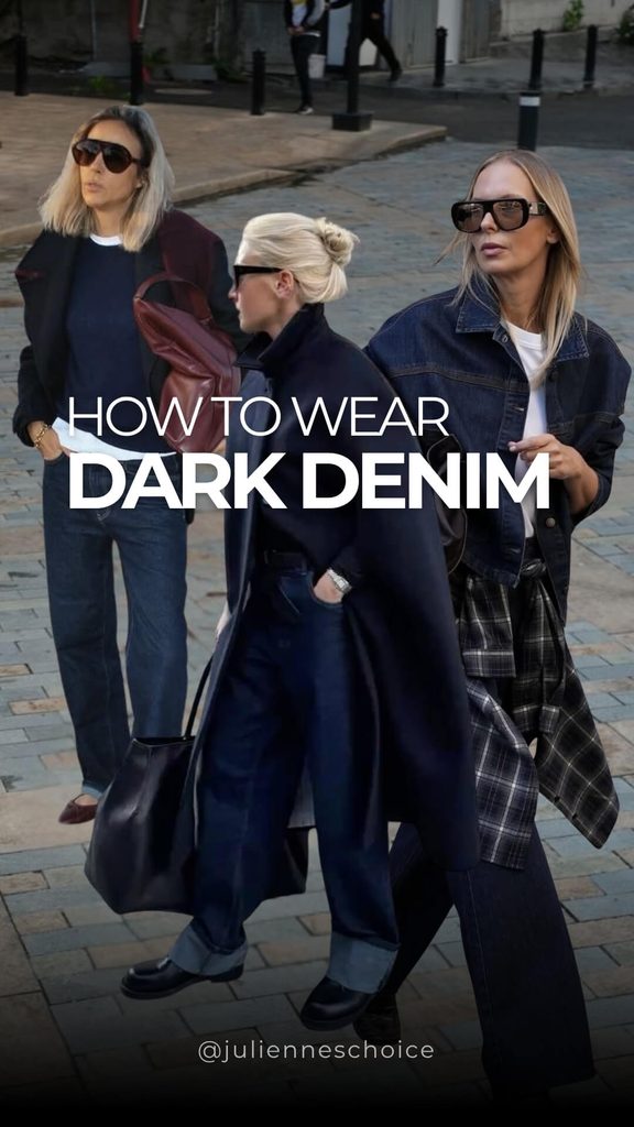 dark blue denim