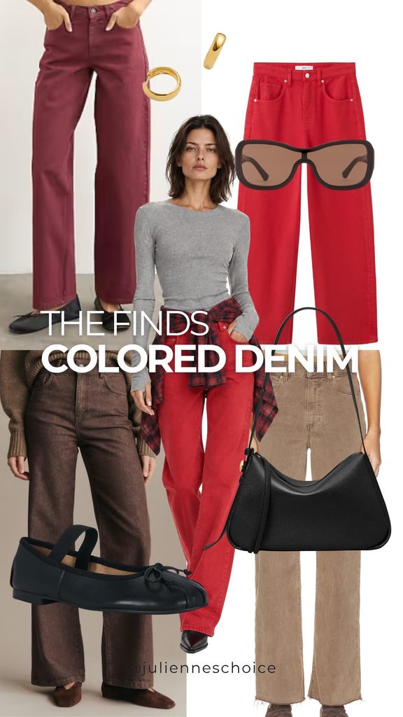 Colored denim